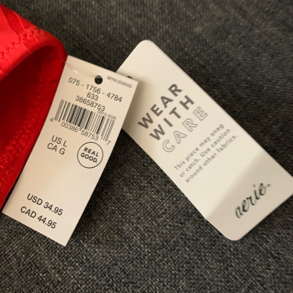 Aerie Red Women's Swimsuit - Large - Picture 7 of 7